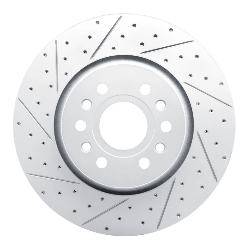DFC 21-25 Jeep Grand Wagoneer L Front Left Drilled & Slotted Geoperformance Rotor