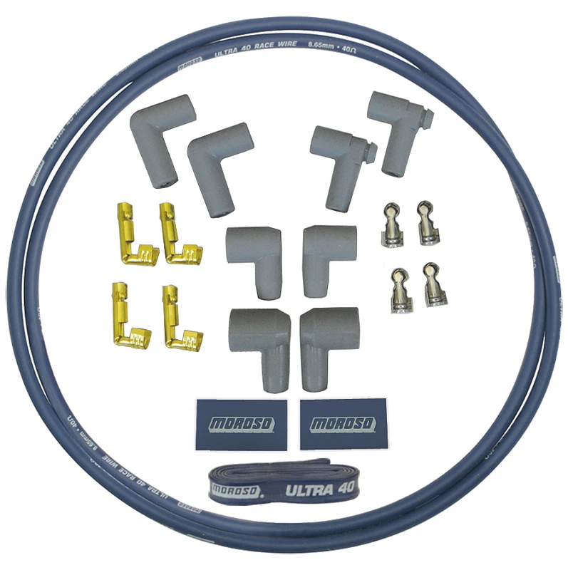 Moroso Ignition Coil Wire Kit - Ultra 40 - Sleeved