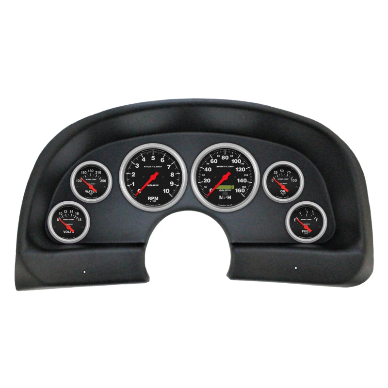 Autometer Sport-Comp Direct Fit Dash Kit 93-02 Chevy Camaro (2 x 3-3/8in. / 4 x 2-1/16in.)