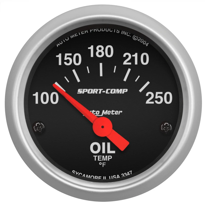 Autometer Sport-Comp 52mm SSE 100-250F Öltemperaturanzeige