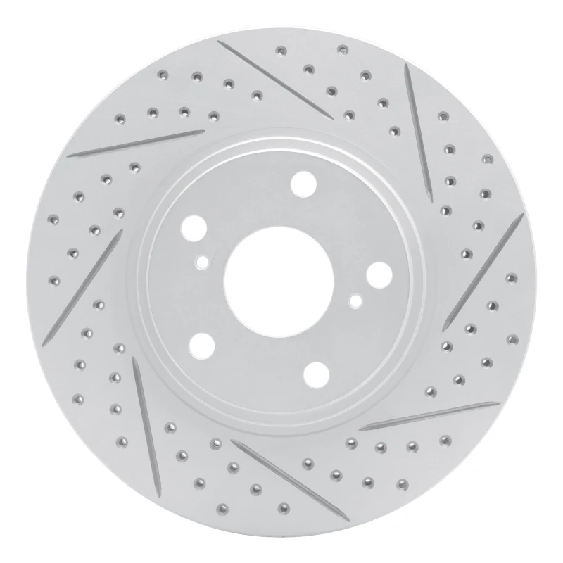 DFC 99-07 Lexus Rx300 Front Right Drilled & Slotted Geoperformance Rotor