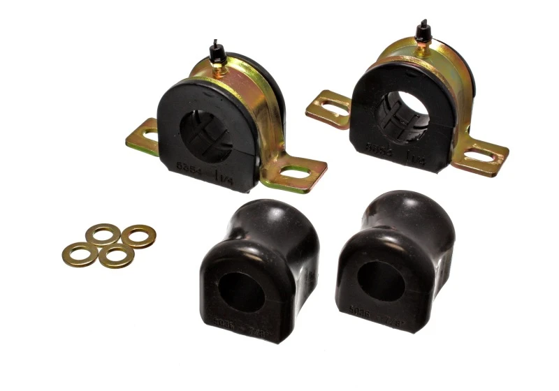 Energy Suspension 91-93 GM Syclone/Thphoon 4WD Schwarz 32mm Vordere Querlenker-Buchsen-Set