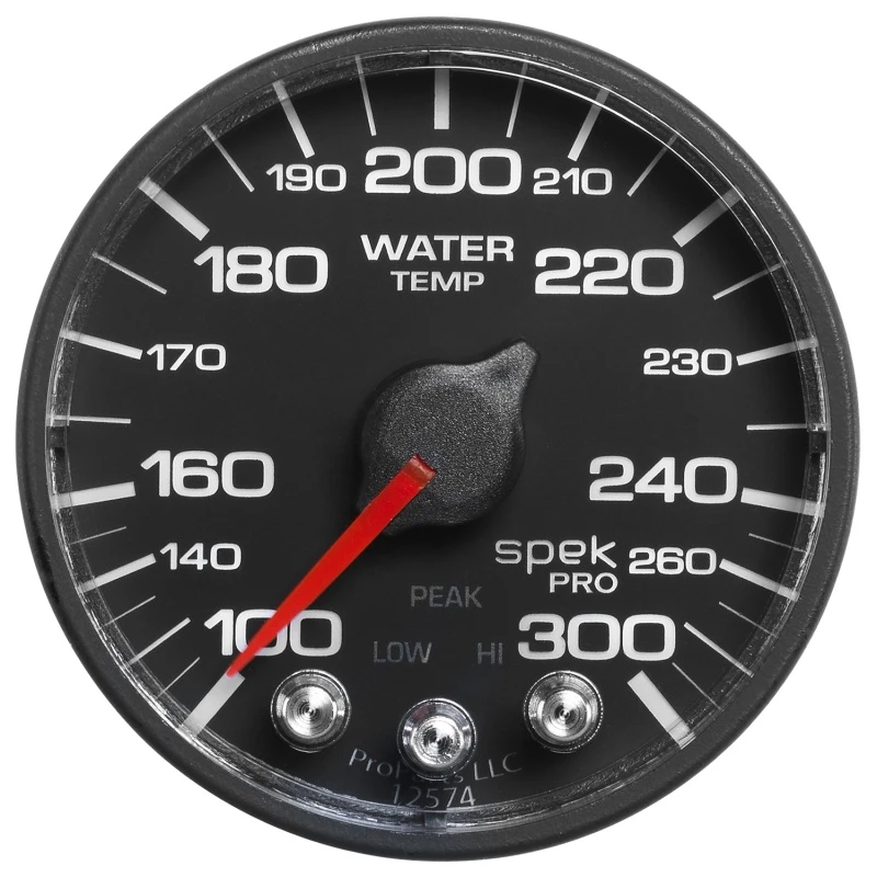 Autometer Spek-Pro - Nascar 2-1/16-Zoll-Wassertemperatur 100- 300F Bfb Ecu