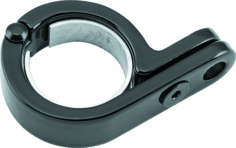 Kuryakyn P-Clamp 1-1/8in-1-1/4in Schwarz