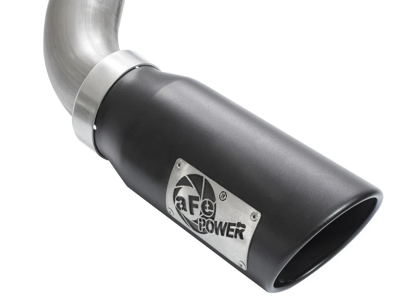 aFe MACHForce XP Auspuffanlagen Cat-Back Black Tip 09-17 GM Silverado 1500 4.3/5.3L RegCab SB/LB