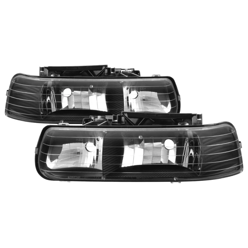 spyder_5064240-6794c552b023f Xtune Chevy TahOE 00-06 Amber Crystal Headlights Black HD-JH-CSIL99-BK