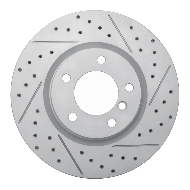 DFC 95-02 BMW M3 Left Front Drilled & Slotted Geoperformance Rotor
