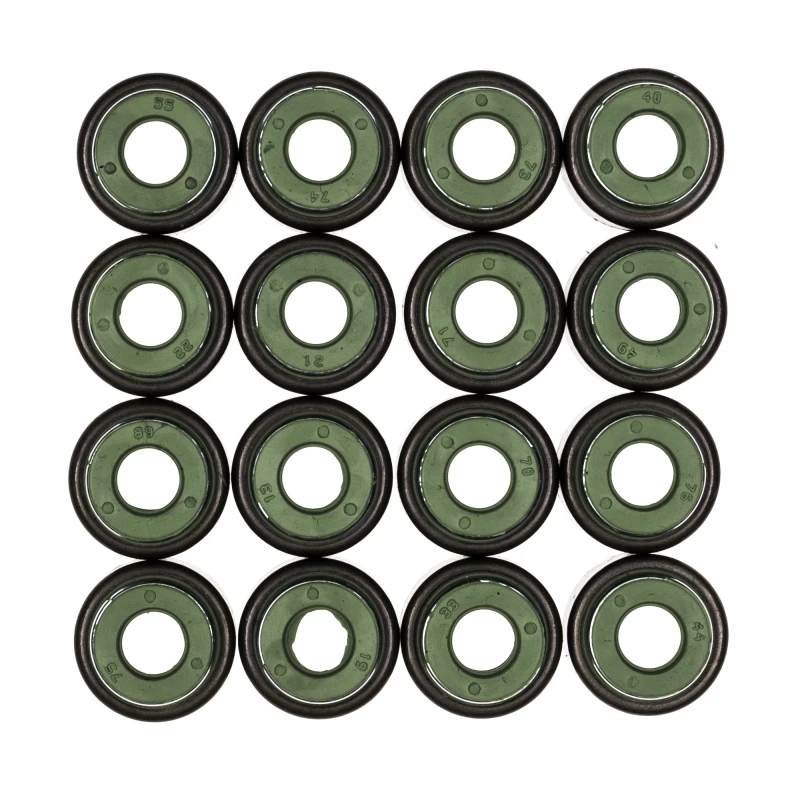 Cometic.265in x.500in x.555in x.638in Metal Jacket Valve Stem Seal - Green - 16 Pack