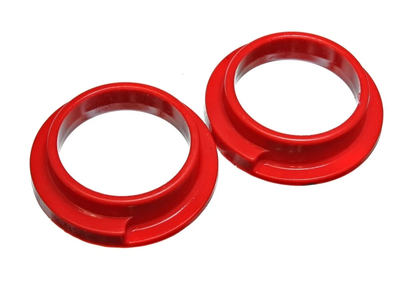 Energy Suspension Universell 3 Zoll ID 4 5/16 Zoll OD 1 1/8 Zoll H Rote Coil Spring Isolatoren (2 pro Set)