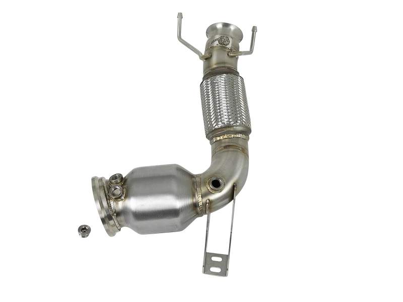 aFe Twisted Steel Street Series Down-Pipe 14-19 MINI Cooper S L4-2.0L (t) (deutsch: aFe verdrillte Stahl-Downpipe)