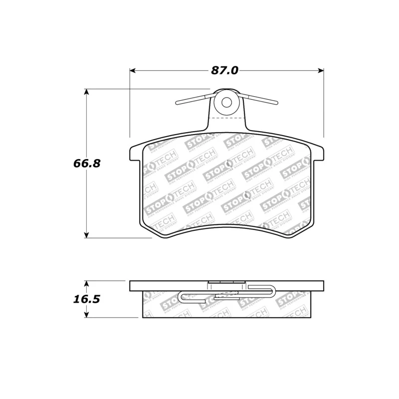 stoptech_308.02280-6794e0379ad81 StopTech Street Touring 96-2/97 Audi A4 / 96-01 A4 Quattro / 95-98 A6 Rear Brake Pads