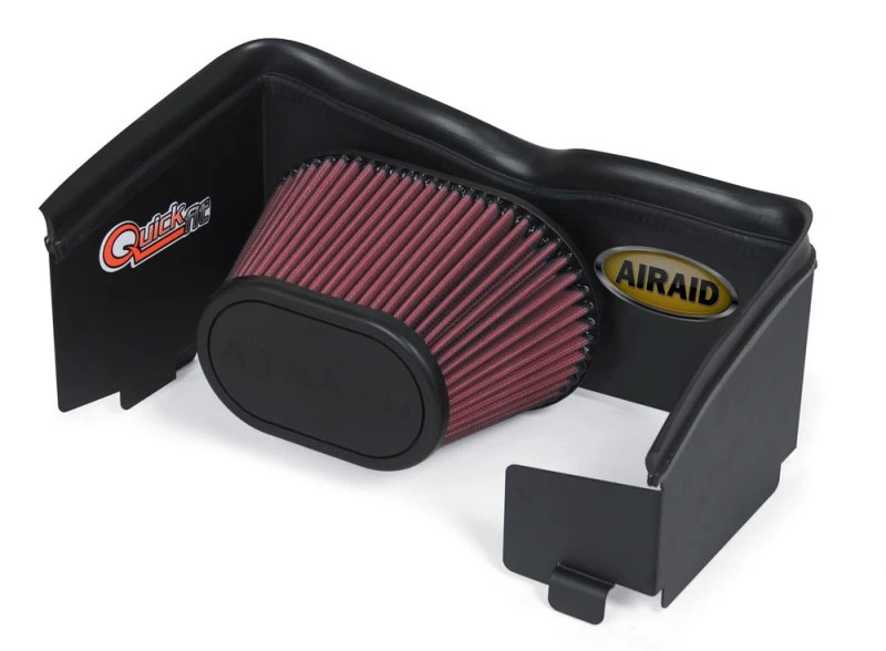 Airaid 05-11 Dodge Dakota/06-09 Mitsu Raider 3,7/4,7L CAD Ansaugsystem ohne Rohr (geölt / rotes Medium)
