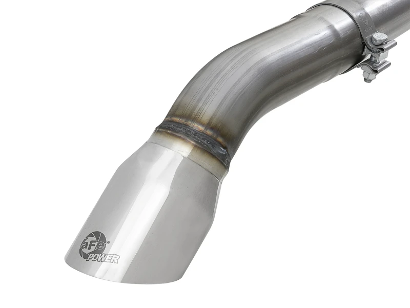 aFe MACH Force-Xp Hi-Tuck 3 Zoll 409 SS C/B Auspuff 15-18 GM Colorado L4-2,5L/V6-3,6L - Polierter Endschalldämpfer