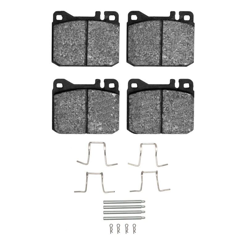 DFC 73-79 Mercedes-Benz 280SE Front 5000 Advanced Low Metallic Brake Pads and Hardware Kit