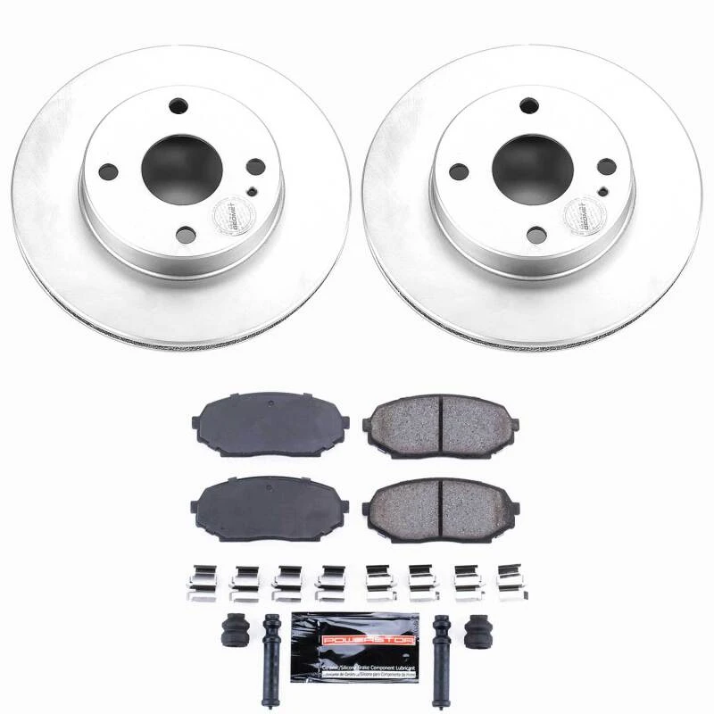 Power Stop 90-93 Mazda Miata Front Z23 Coated Brake Kit