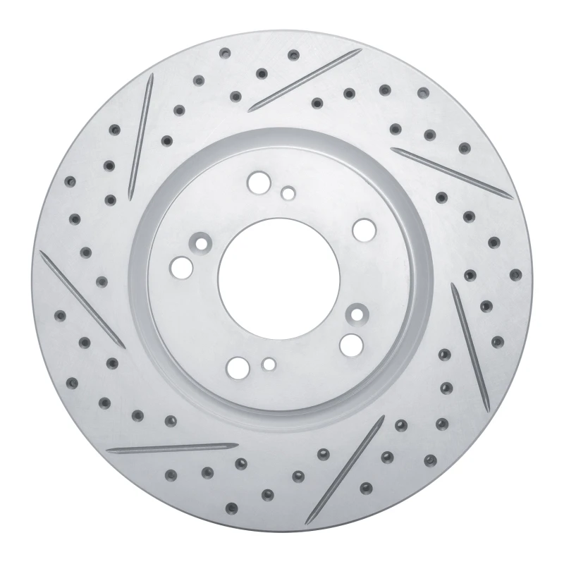 DFC 00-09 Honda S2000 Front Left Drilled & Slotted Geoperformance Rotor