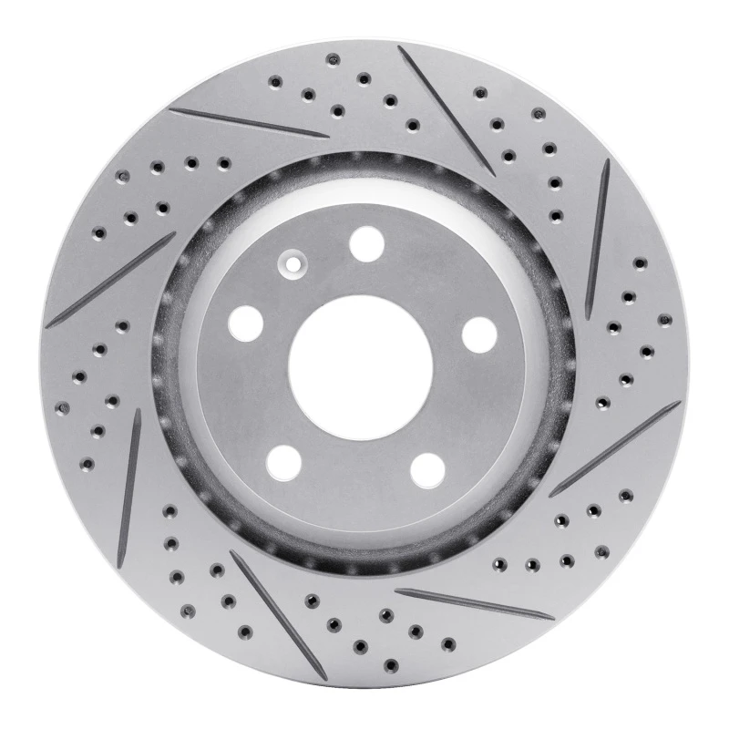 DFC 08-15 Audi Tts Quattro Rear Right Drilled & Slotted Geoperformance Rotor