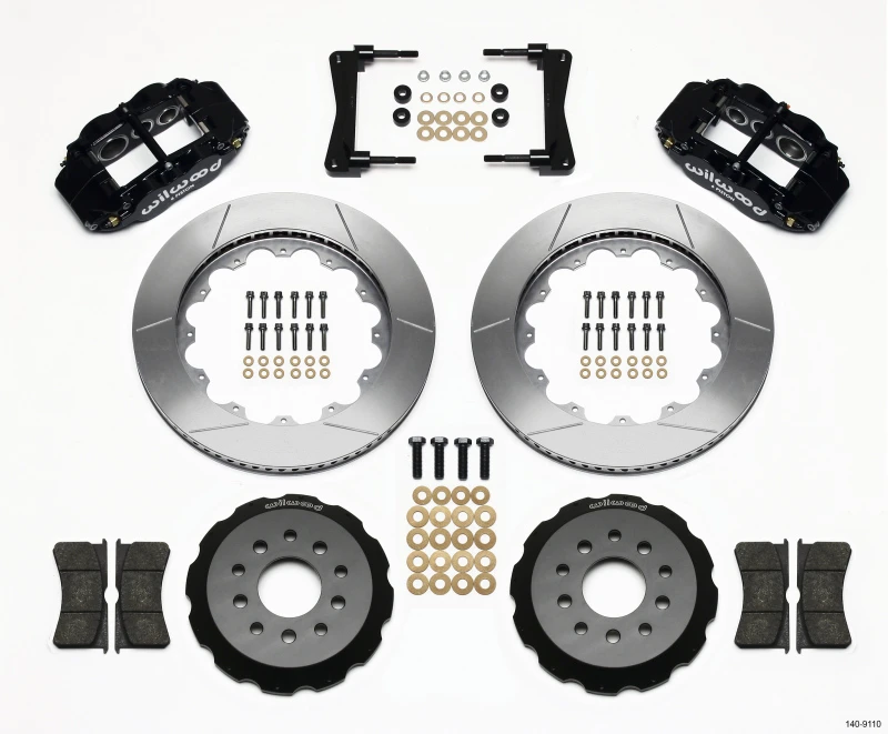 Wilwood Narrow Superlite 6R Vorderes Bremse Kit 14,00 Zoll 2005-2014 Mustang