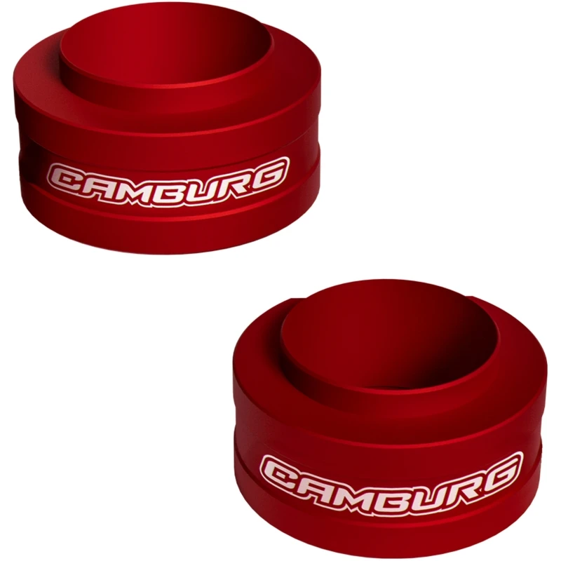Camburg 2.5in Front Spring Preload Spacer Kit for 2024+ Ford Ranger Raptor (Red)
