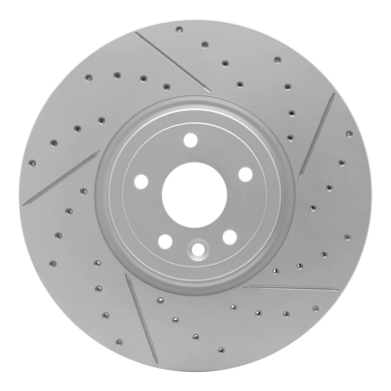 DFC 16-24 Jaguar Xf Front Right Drilled & Slotted Geoperformance Rotor