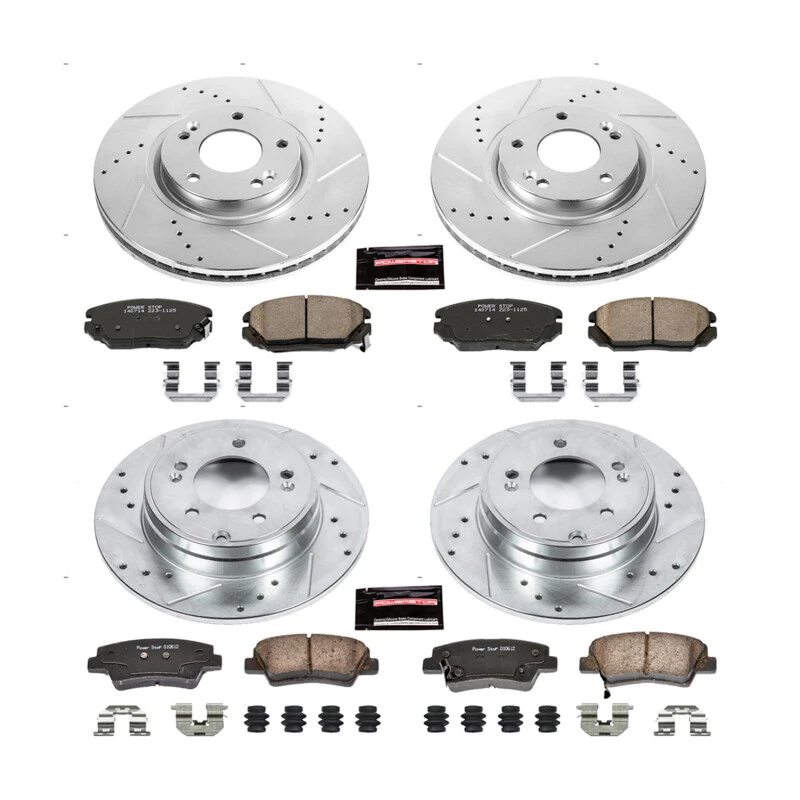 Power Stop 09-11 Hyundai Azera Front and Rear Z23 Evolution Brake Kit