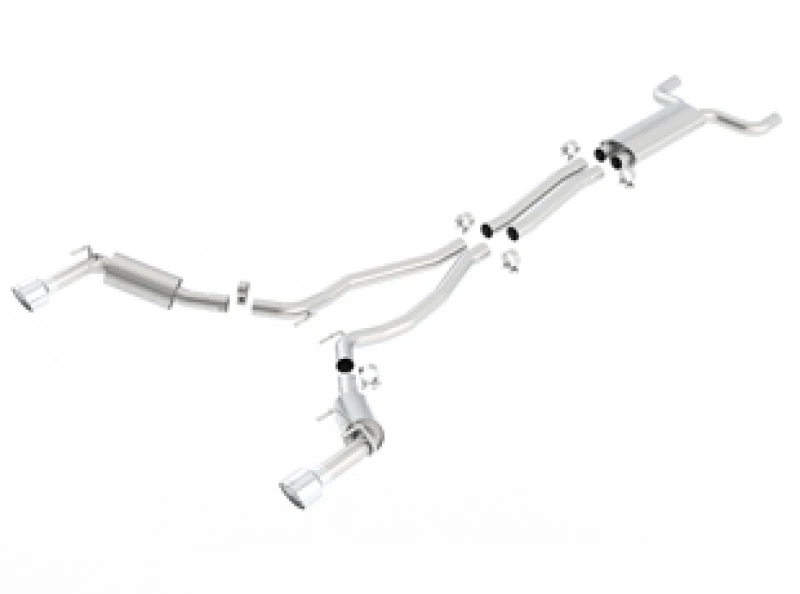 Borla 14-15 Chevy Camaro SS / ZL1 SS Single Catback Abgasanlage mit Single Rear Exit