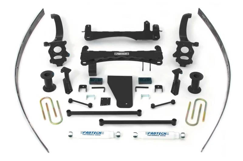 Fabtech 04-13 Nissan Titan 2/4WD 6 Zoll Basic-System mit Perf.-Stoßdämpfern