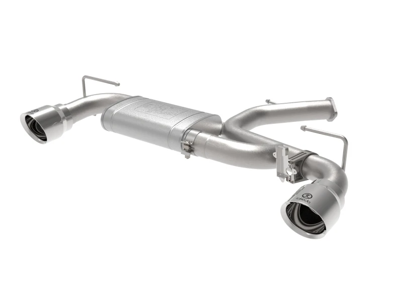 aFe Hyundai Veloster N 21-22 L4-2.0L (t) Takeda Axle-Back Auspuffsystem - Polierte Endrohre