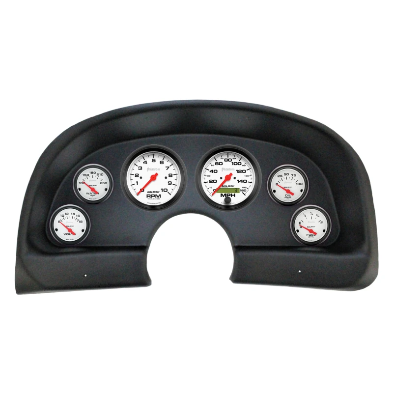 Autometer Phantom Direct Fit Dash Kit 93-02 Chevy Camaro (2 x 3-3/8in. / 4 x 2-1/16in.)
