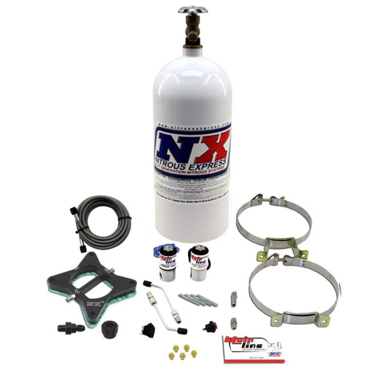 Nitrous Express 96-04 Ford Mustang GT 4.6L 2 Ventil Mainline EFI Nitrous Kit mit 10lb Flasche