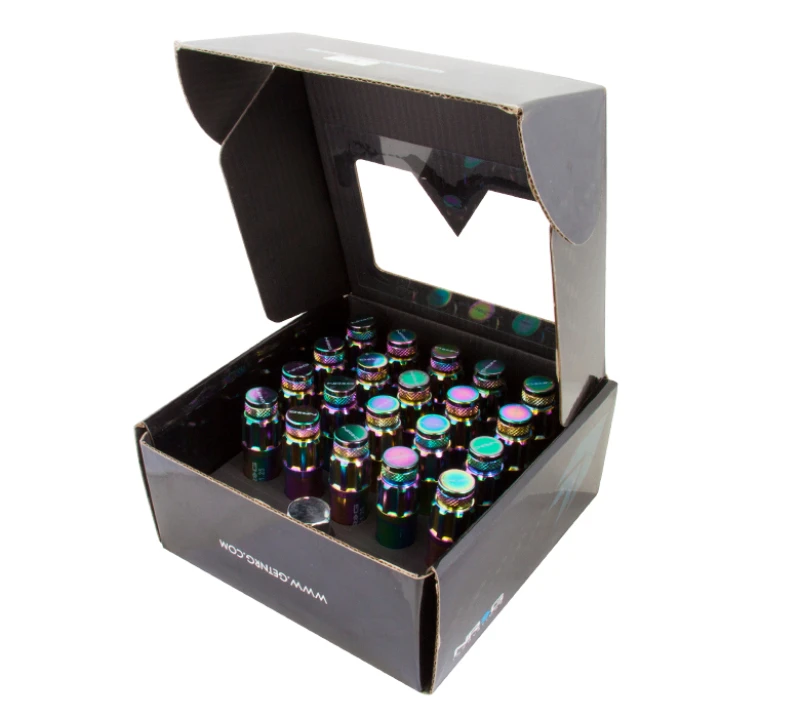NRG 700 Series M12 X 1.5 Stahl Radmuttern mit Staubkappenabdeckung