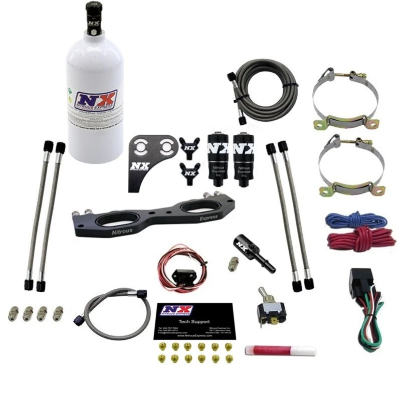 Nitrous Express Polaris RZR 1000cc Nitrous-Platten-Kit mit 2,5-Liter-Flasche