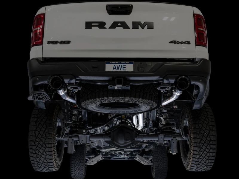 AWE Tuning Dual Rear Exit Catback Auspuffanlage für 2025+ RAM 1500 RHO 3.0 I6 TT