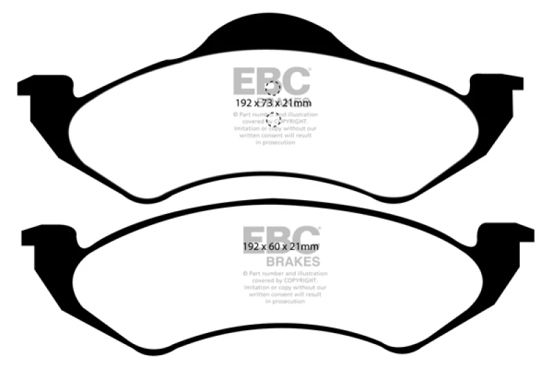 ebc_DP61275-67931fd33de86 EBC 99 Dodge Dakota 2WD 2.5 Greenstuff Front Brake Pads