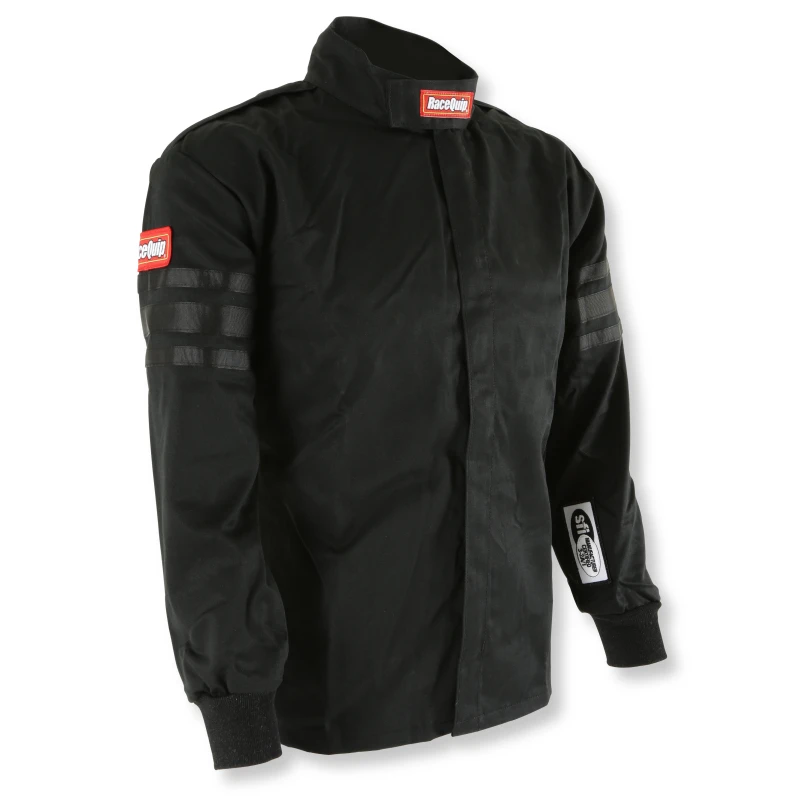 RaceQuip Black Trim SFI-1 JR. Jacket - KMedium