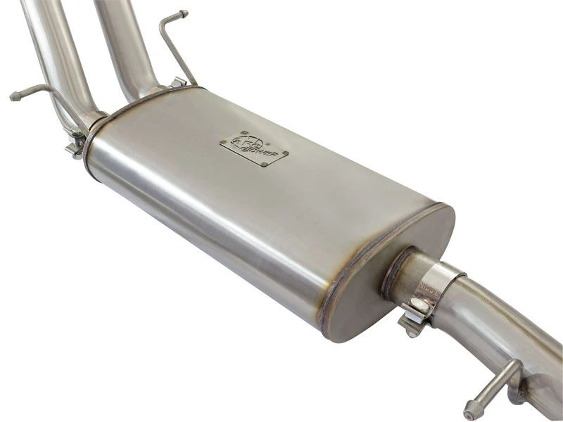 aFe MACH Force-Xp 3 Zoll CB SS Dual Auspuff mit polierten Endrohren 09-16 GM Silverado/Sierra 4.3L/4.8L/5.3L