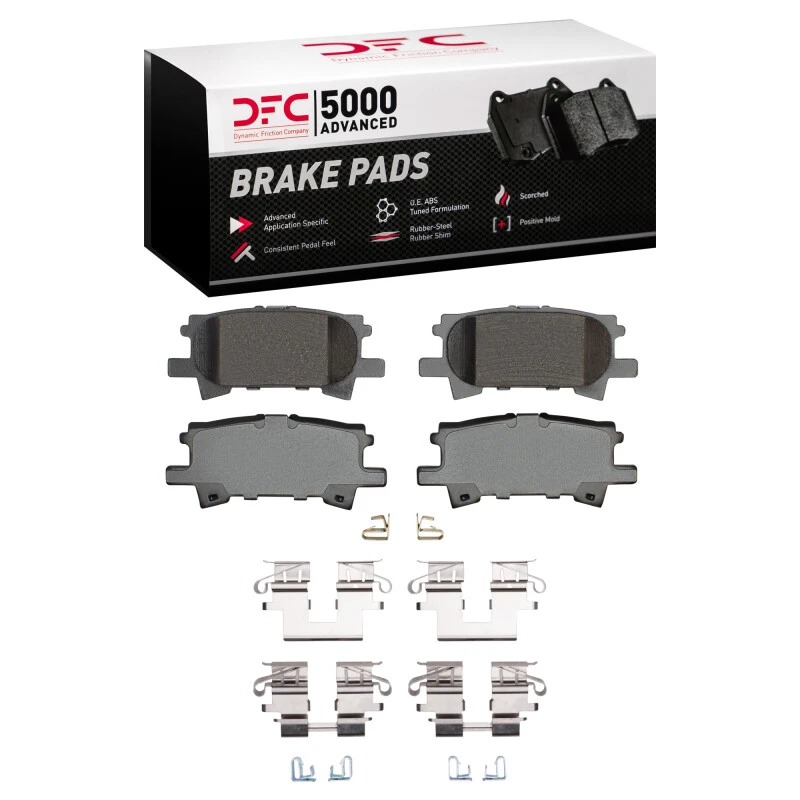 DFC 04-09 Lexus RX350 Rear 5000 Advanced Ceramic Brake Pads and Hardware Kit