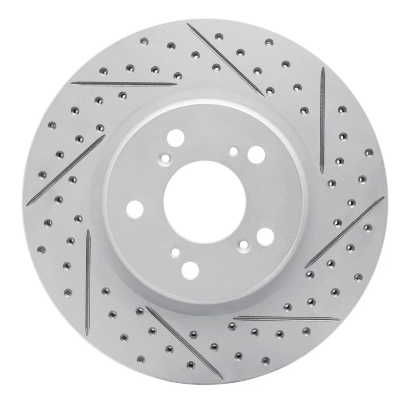 DFC 05-12 Acura Rl Front Right Drilled & Slotted Geoperformance Rotor