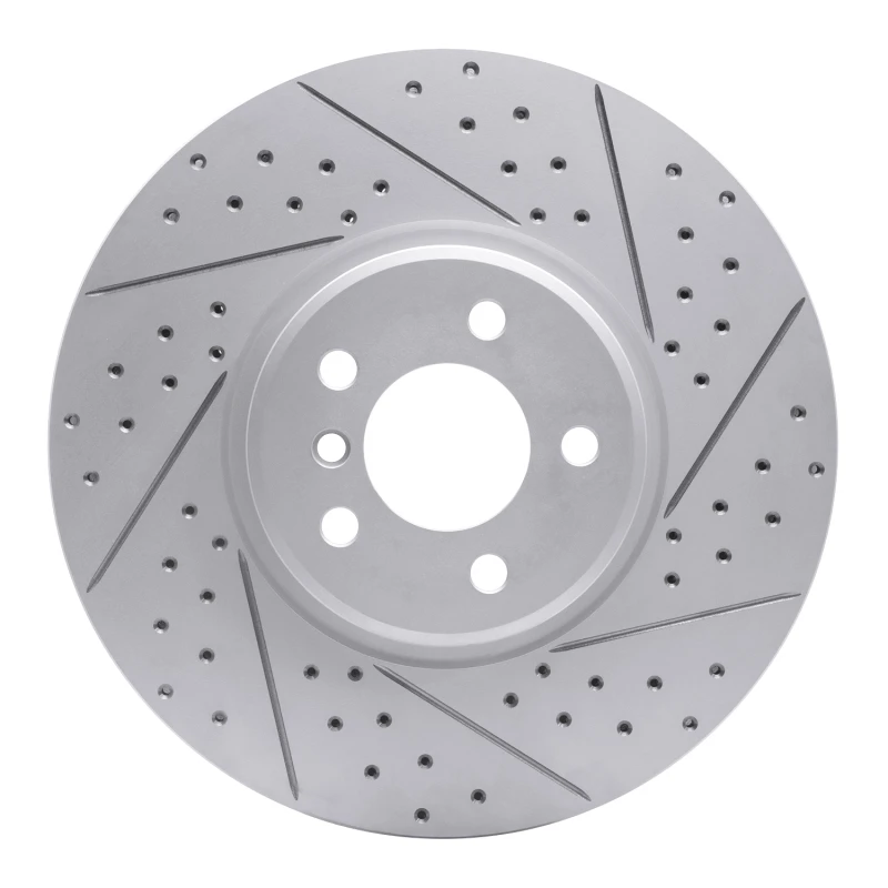 DFC 08-19 BMW X5 Front Right Drilled & Slotted Geoperformance Rotor