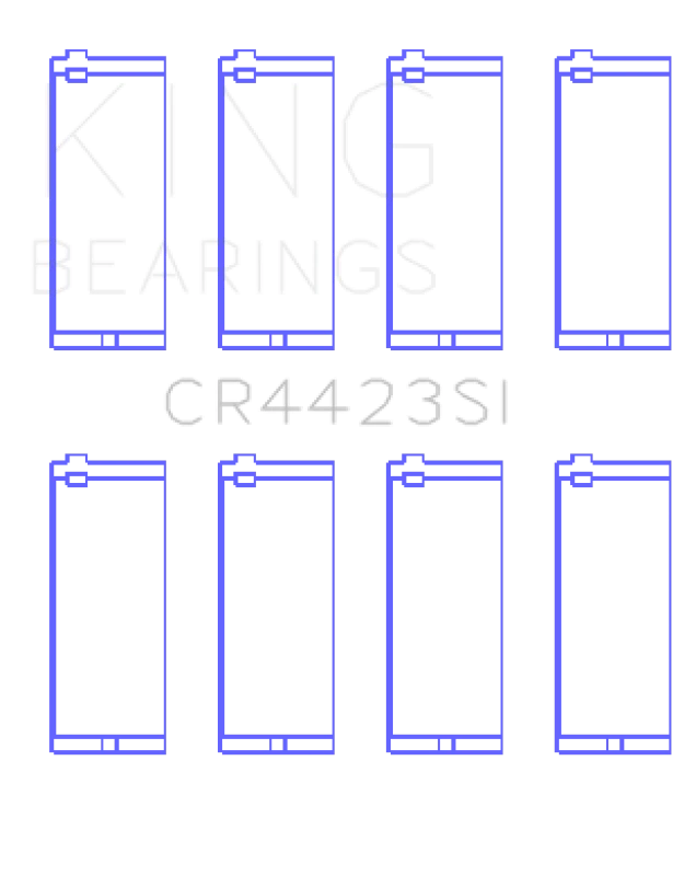 King Engine Bearings Chevrolet 153 OHV Connecting Rod Bearing Set
