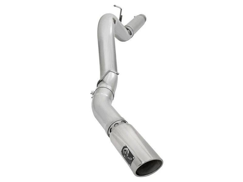 afe_49-04081-P-6792c680530ed aFe Atlas Auspuff 5 Zoll DPF-Back Aluminisiert Stahl mit Polierten Spitzen 16-17 GM Diesel LKW V8-6.6L (td)
