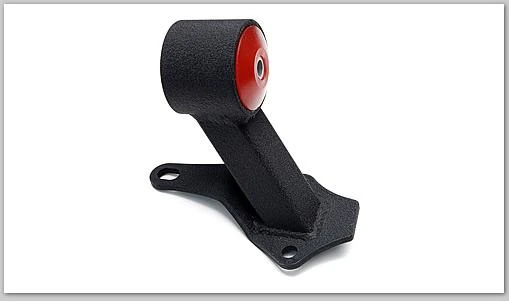 Innovative 90-93 Acura Integra Conversion Passenger/Transmission Black Steel Mount