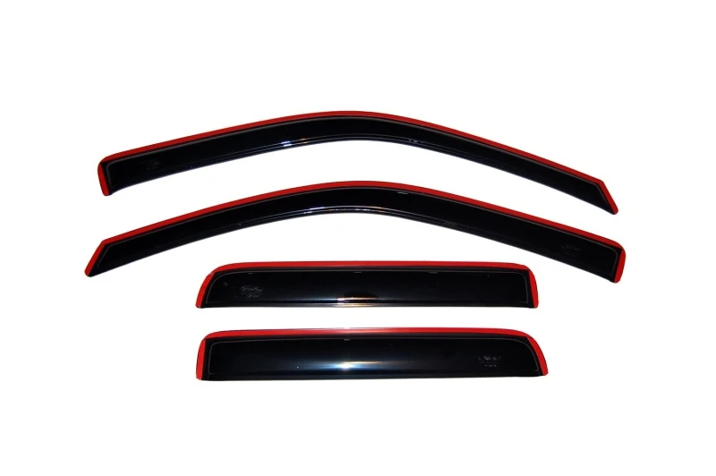 AVS 04-12 Chevy Colorado Crew Cab Ventvisor In-Channel Front- und Heckfenster-Deflektoren 4-teilig - Rauch