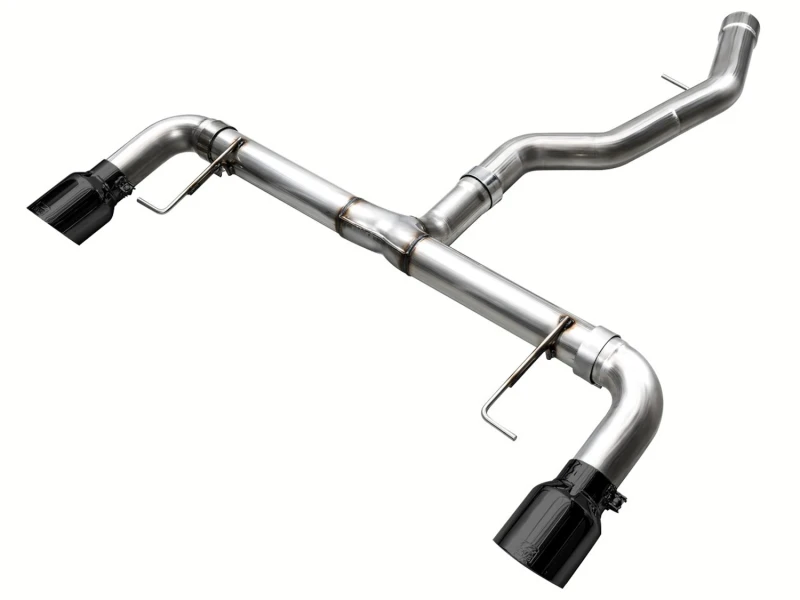 AWE 19-23 BMW 330i / 21-23 BMW 430i Basis G2X Track Edition Axle Back Auspuff - Diamant Schwarz