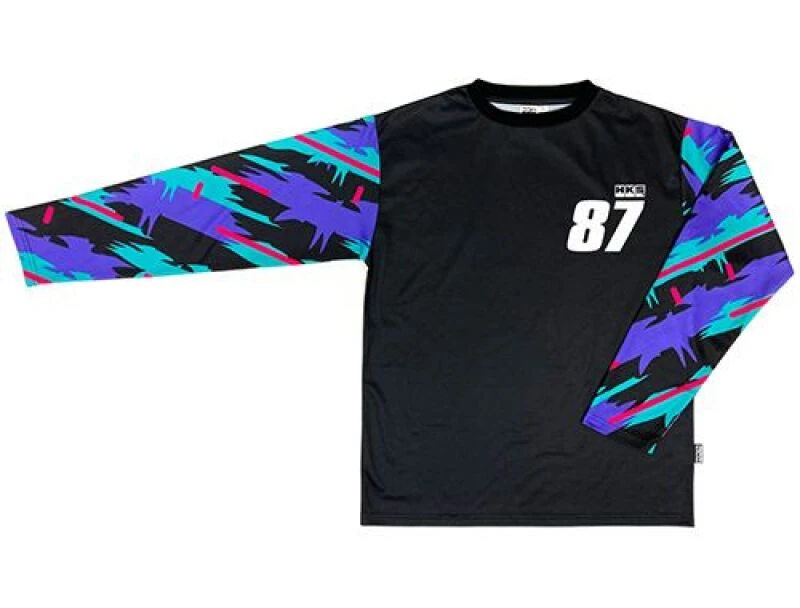 HKS Oil Color Sleeve T-Shirt/Dry M