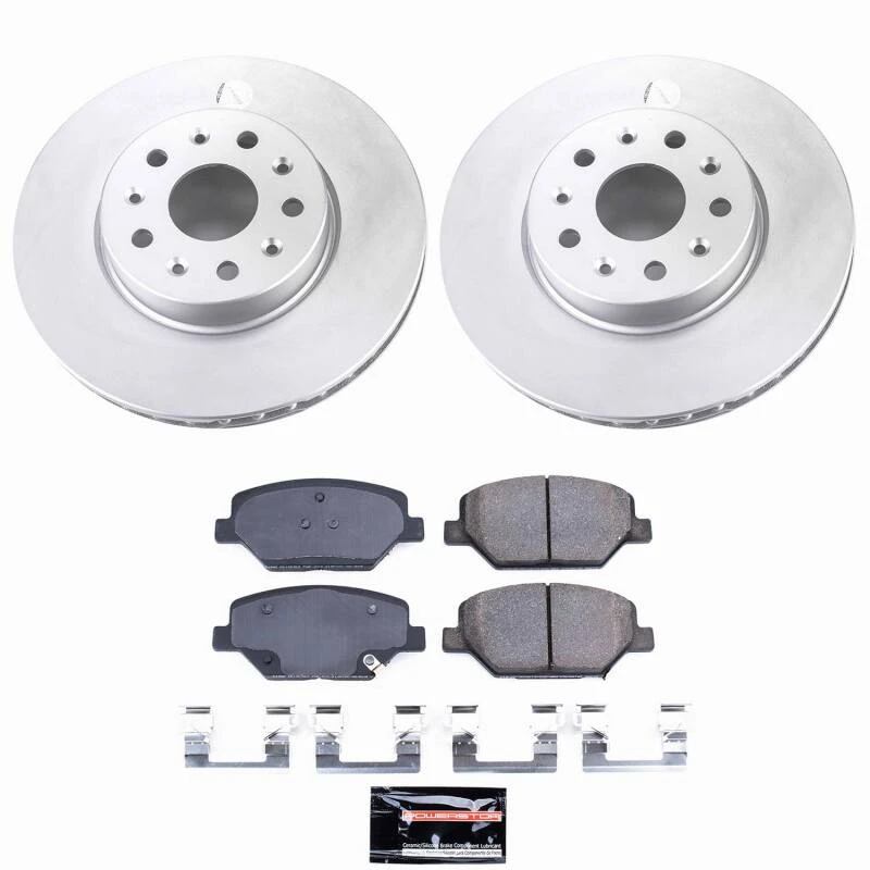 Power Stop 16-24 Chevrolet Camaro Front Z23 Coated Brake Kit