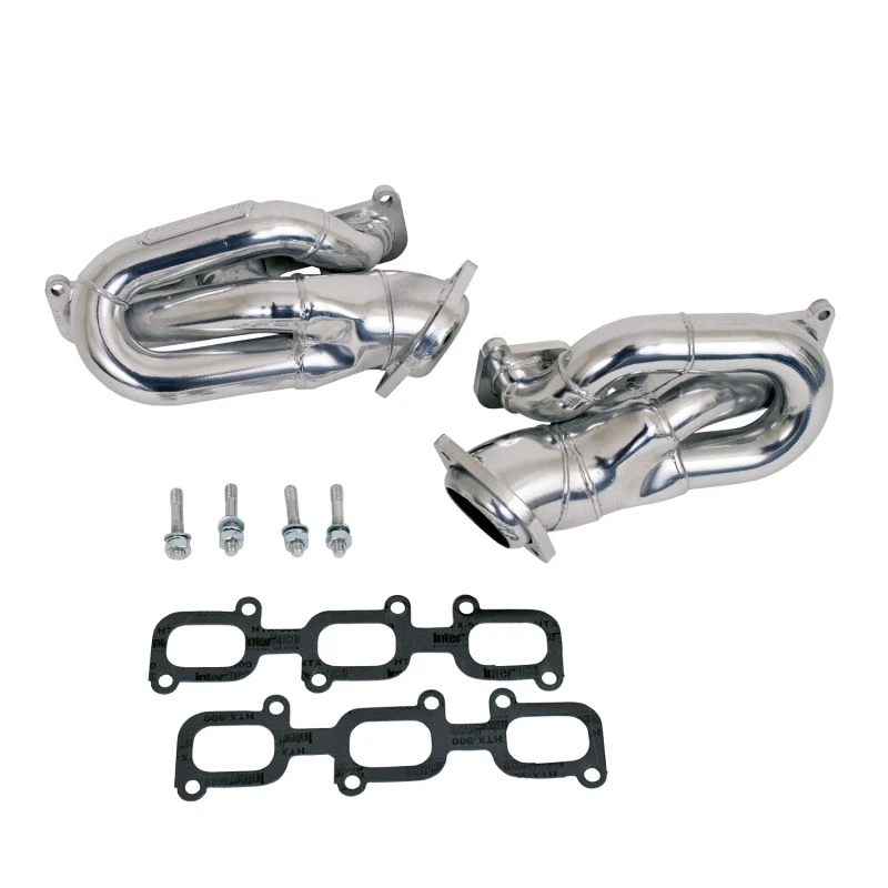 BBK 11-15 Ford Mustang 3.7L Shorty Tuned Length Headers - 1-5/8 Silberkeramik (CARB EO 11-14 Nur)