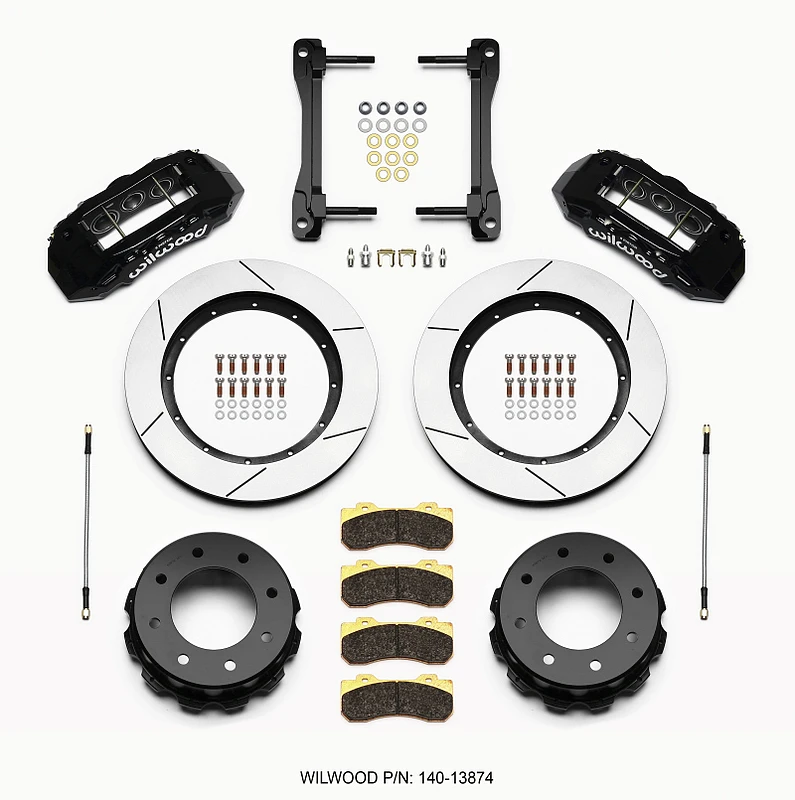 Wilwood TX6R Hinteres Bremse-Kit 15,50 Zoll Schwarz 2011-2015 GM LKW/SUV 2500