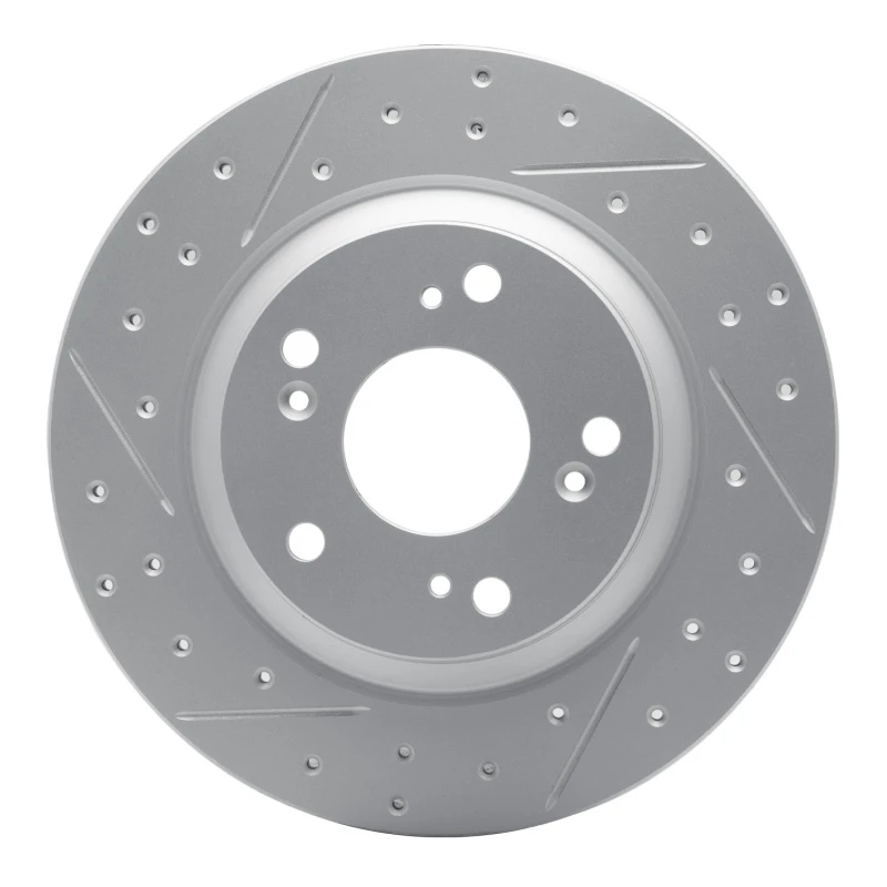 DFC 00-09 Honda S2000 Rear Left Drilled & Slotted Geoperformance Rotor