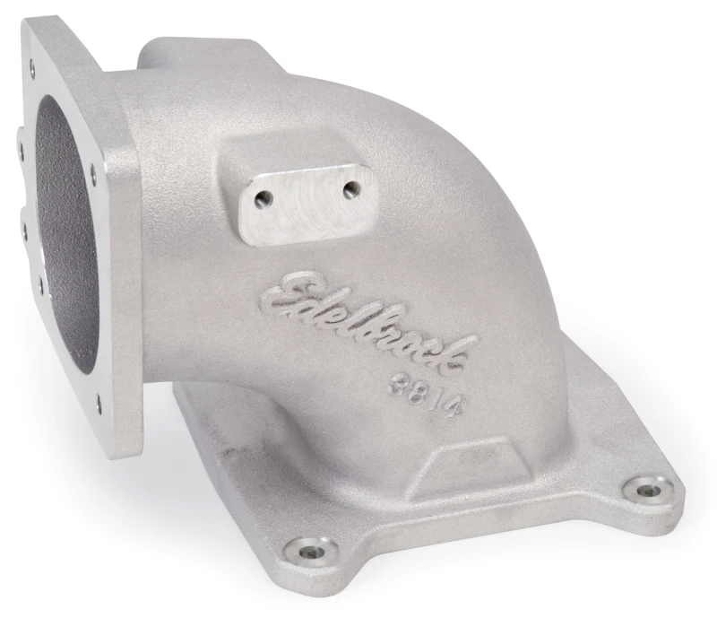 Edelbrock EFI-Ansaugkrümmer Universal 100 Grad 95mm T B bis 4500 Dominator Flansch Hochprofil